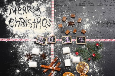 Renkli Noel süslemesi