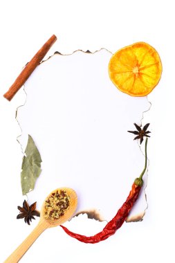 kaşık baharatlı kokulu baharat