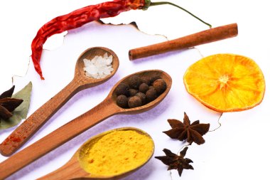 kaşık baharatlı kokulu baharat