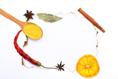 kaşık baharatlı kokulu baharat