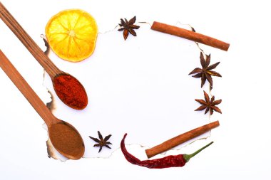 kaşık baharatlı kokulu baharat