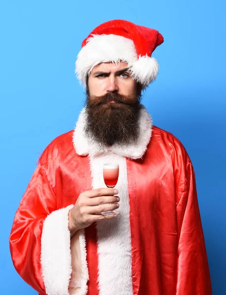 Beau barbu santa claus homme — Photo