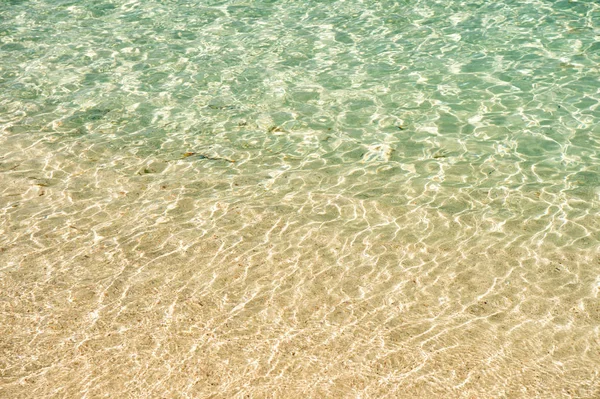 Wavy water background on sand — Stock Photo, Image