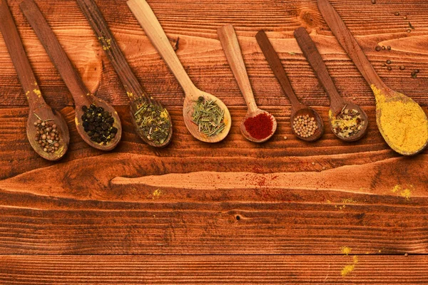 Set of various aromatic spices — Stock Photo, Image