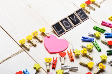 Sevgililer günü kartı kurulları ile