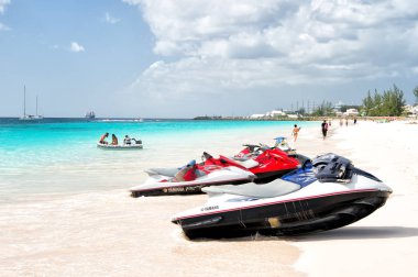 barbados plajda jet ski