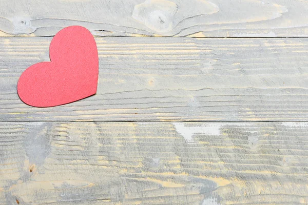 Carta San Valentino cuore rosso — Foto Stock