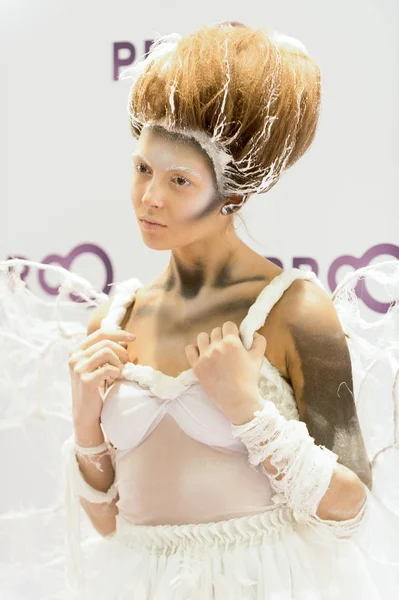 Schoonheid mannequin met make-up — Stockfoto