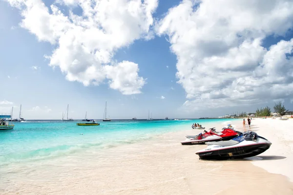 Jet Ski am Strand von Barbados — Stockfoto