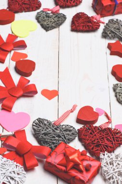 Dekoratif renkli Sevgiliye arka plan