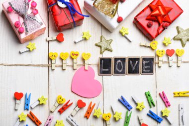 Sevgililer günü kartı kurulları ile