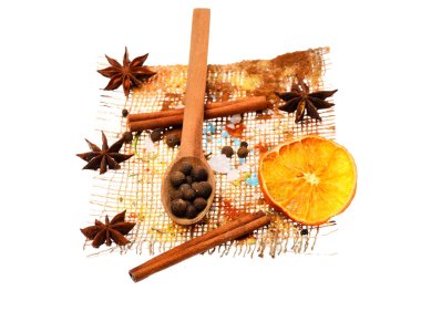 kaşık baharatlı kokulu baharat