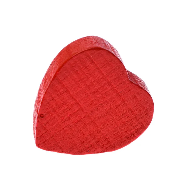 Corazón decorativo de madera de San Valentín — Foto de Stock