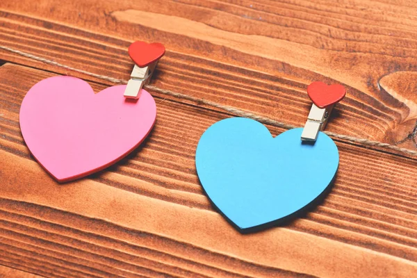 Sevgililer kalp mandal — Stok fotoğraf