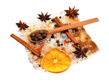 kaşık baharatlı kokulu baharat