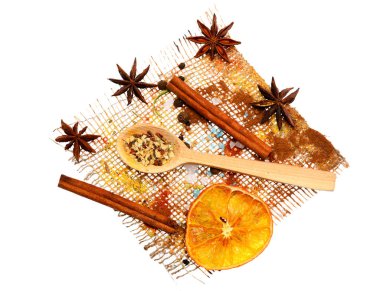 kaşık baharatlı kokulu baharat