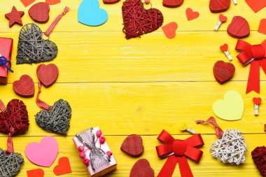 Dekoratif renkli Sevgiliye arka plan