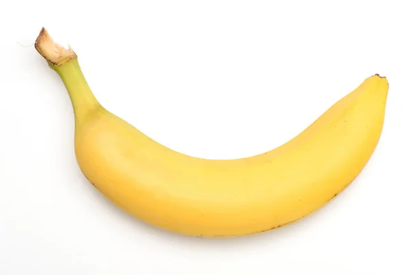 Yellow banana isolated on white — Stock Photo, Image
