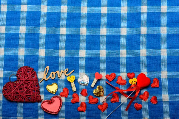 valentines set with small decorations