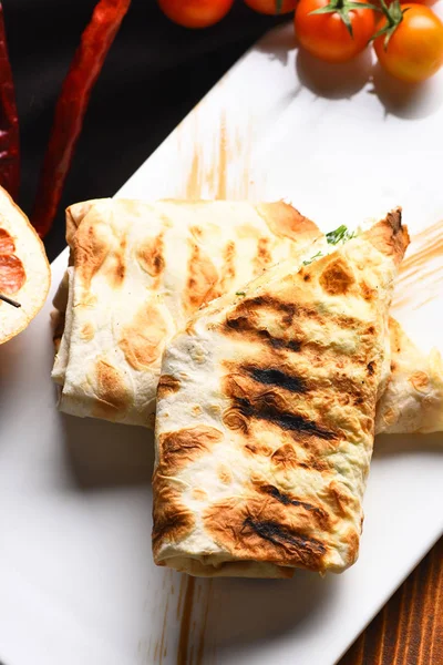 Savoureux pain lavash ou pita — Photo