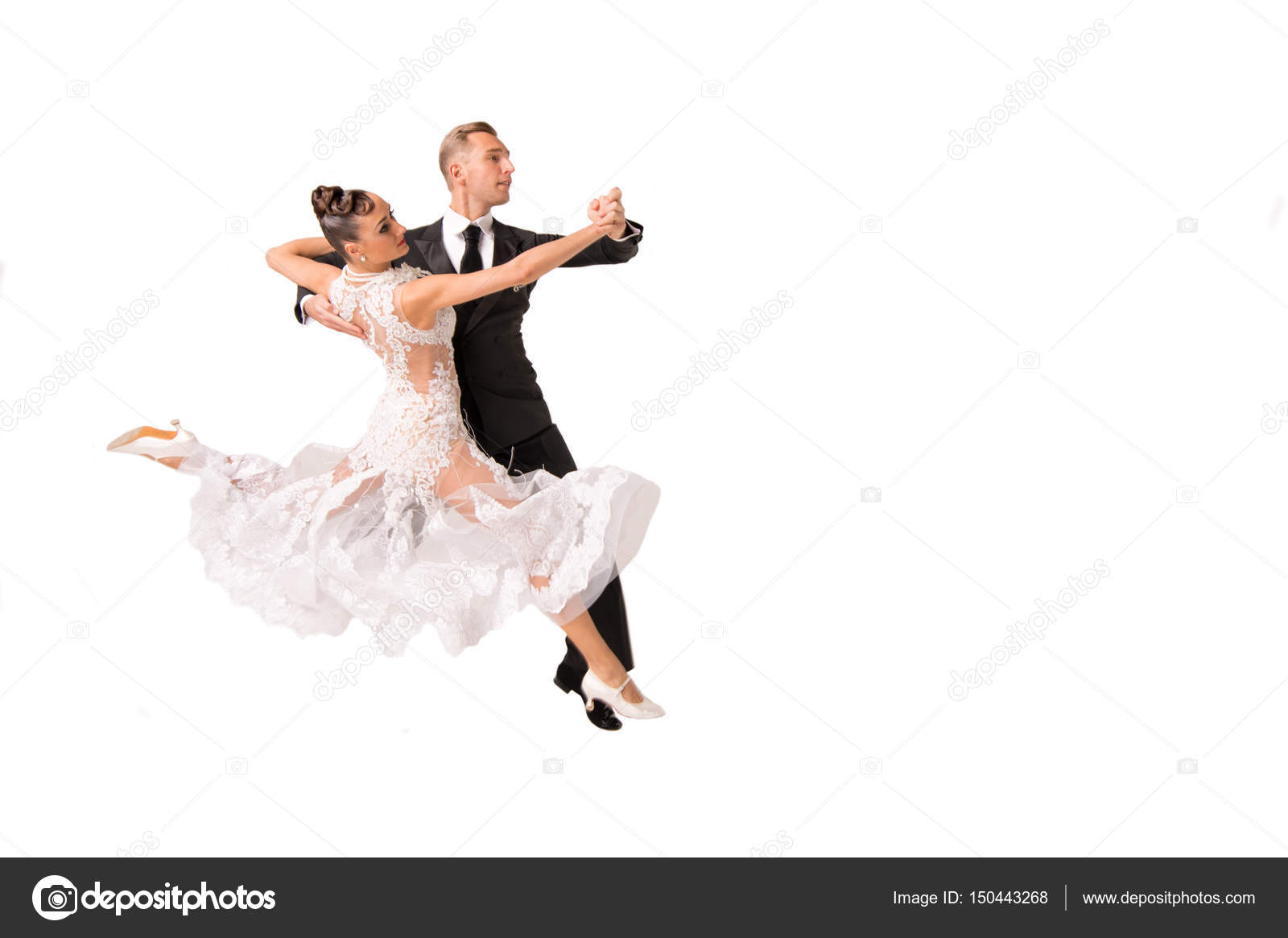stylish couple dancing young energetic dancers two - Stock image #19925750  | PantherMedia Stock Agency