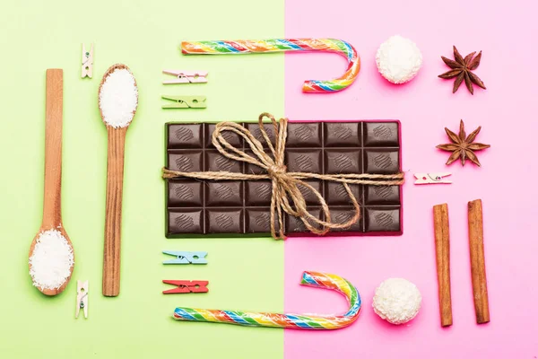 Chocolate and sweets — Stock Photo, Image