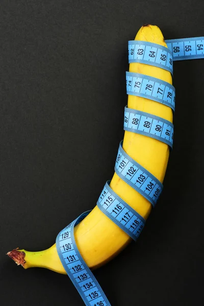 Banana on black