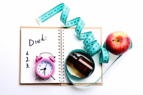 Diet and weight management concept