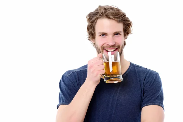 Guy en alcohol — Stockfoto