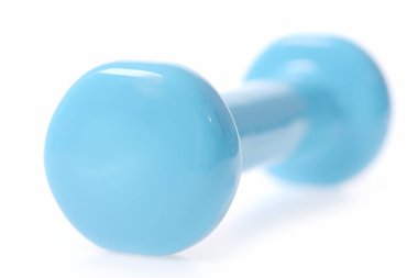 Turkuaz yuvarlak kenar halterle yakın çekim