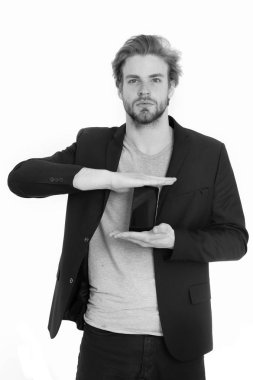 işadamı veya cep telefonu ile adam