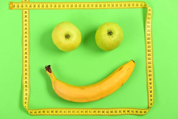 Composição da face da fruta — Fotografia de Stock