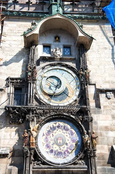 Prague Astronomical Clock in the Old Town of Prague — Stock Photo, Image