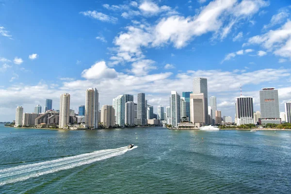 Vista aérea de Miami beira-mar — Fotografia de Stock