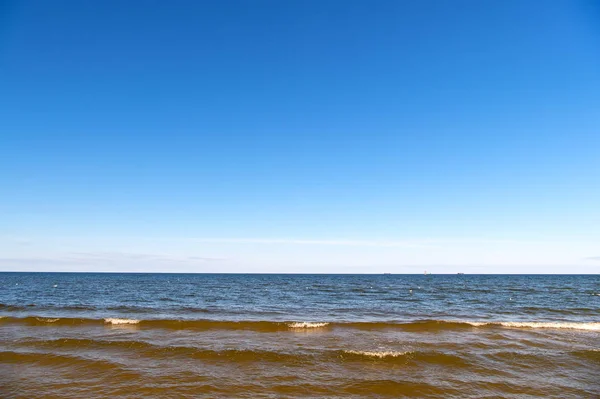 Horyzont morze Bałtyckie — Zdjęcie stockowe