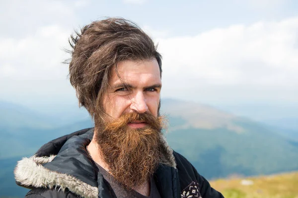 adam hipster veya sakal ve bıyık adam