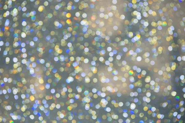 Abstract colorful Bokeh circles Christmas background — Stock Photo, Image