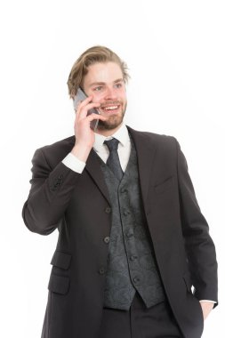 Sakallı yüzü gülen Tarih Yöneticisi.