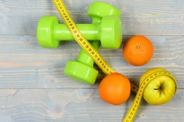 aerobik kavramı, teyp, meyve ölçme ile Halter ağırlık