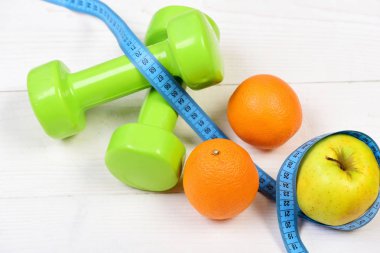 Teyp, meyve ölçme ile Halter egzersiz kavramı, ağırlık