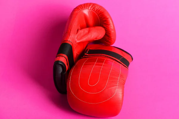 Sport gloves for boxing and other martial arts in red