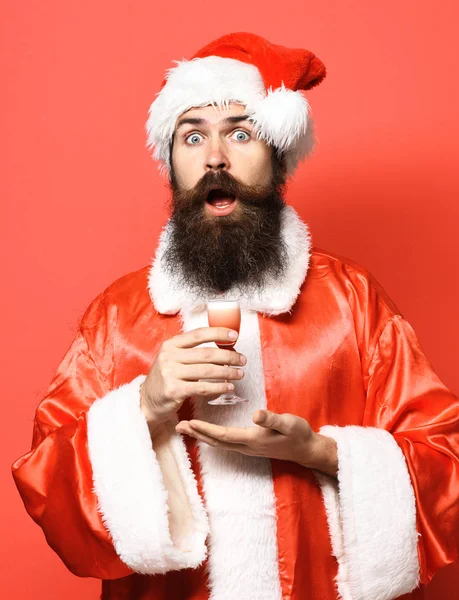 Beau barbu santa claus homme — Photo