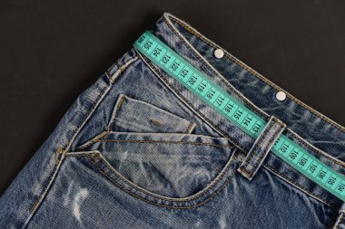 Kot kemer döngüler ve cep sağlıklı yaşam konsepti