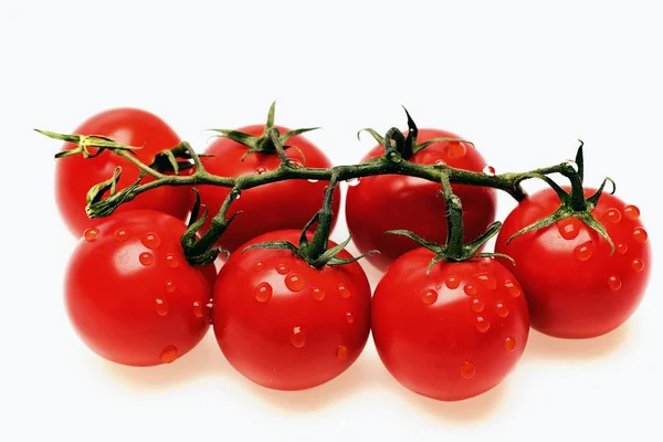 Fresh vegetable, cherry tomato isolated on white background — Stock Photo, Image