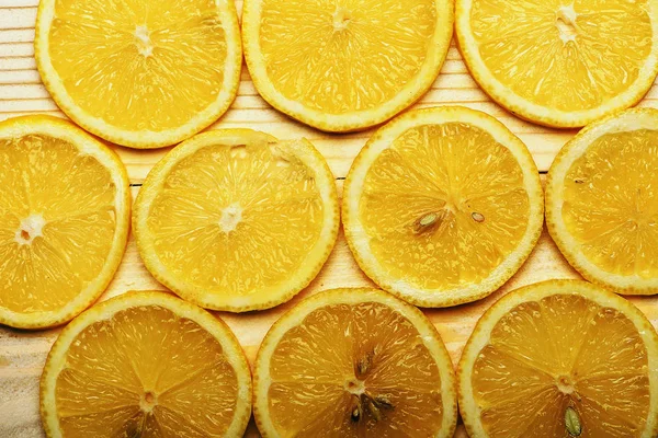 Zestaw Plasterki cytryny żółty — Zdjęcie stockowe