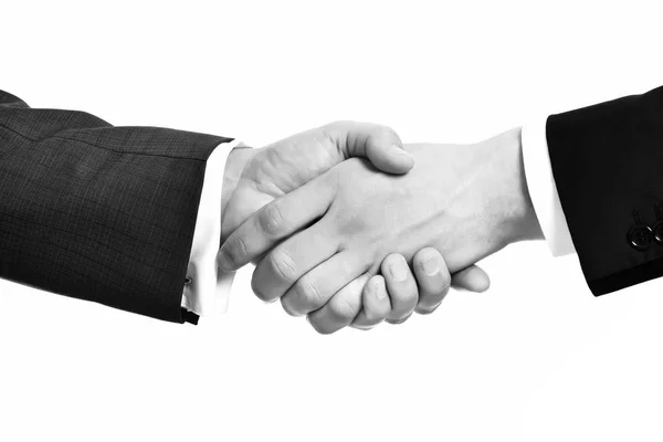 Зустріч ділового партнерства, рукостискання бізнесмена — стокове фото