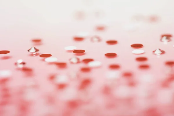 Рожеві скла кристали — стокове фото