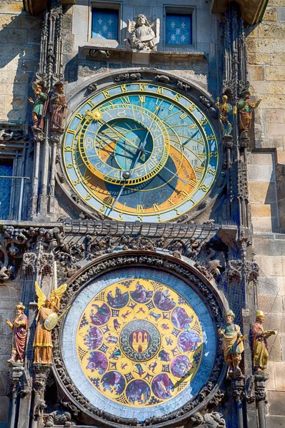 Prague Astronomical Clock in the Old Town of Prague — Stock Photo, Image