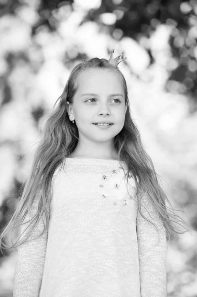 Portrait d'une jolie petite princesse heureuse — Photo