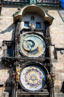 Prag 'ın Eski Kentinde Prag Astronomik Saati